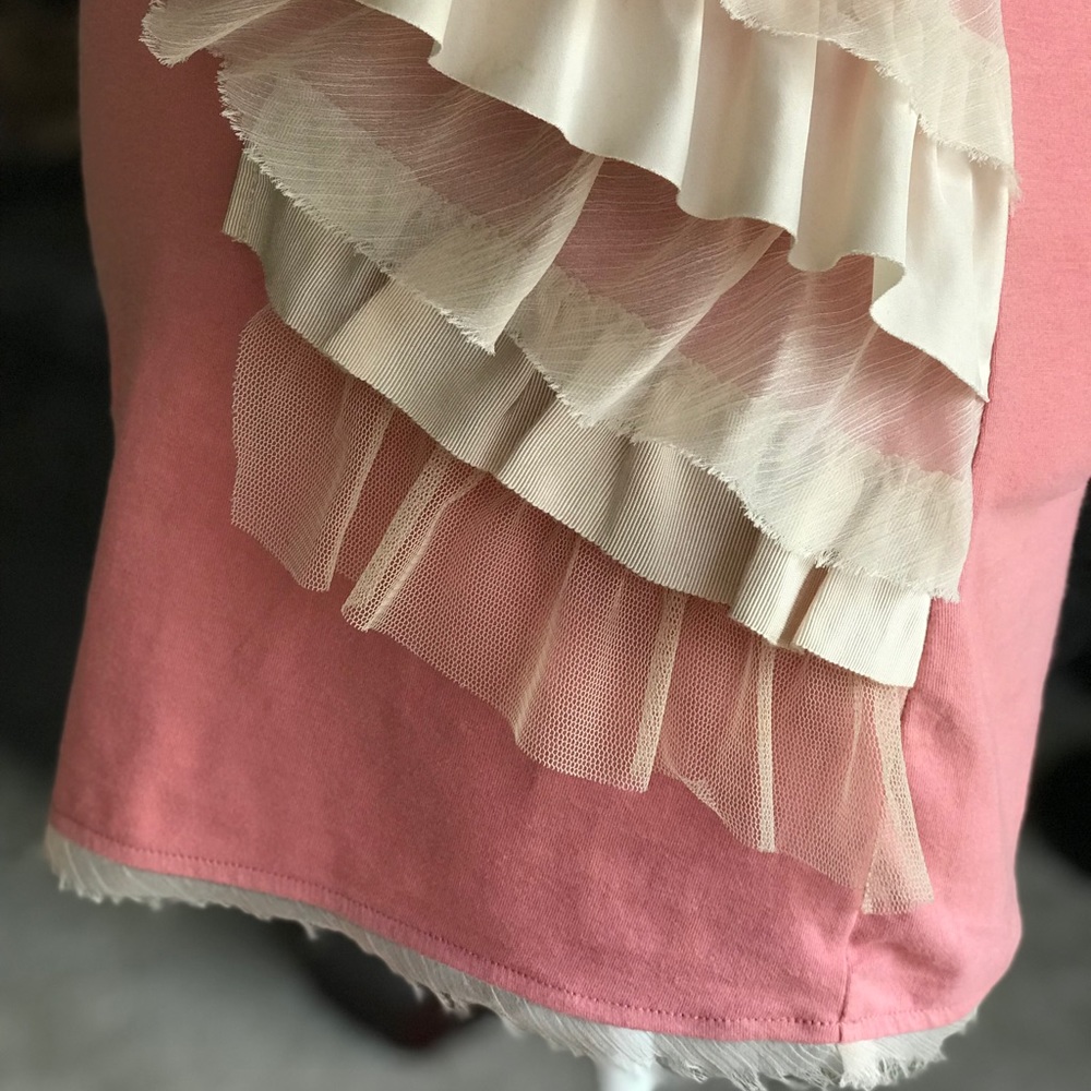 Anthropologie Twelve by Twelve Ruffled Tank Tunic Sleeveless EUC - Picture 3 of 9